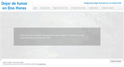 Desktop Screenshot of dejardefumarendoshoras.com