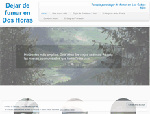 Tablet Screenshot of dejardefumarendoshoras.com